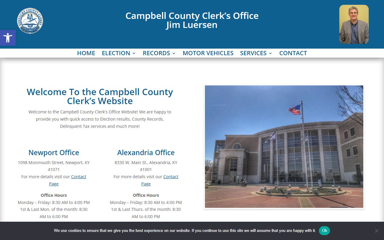 Campbell County Clerk office information
