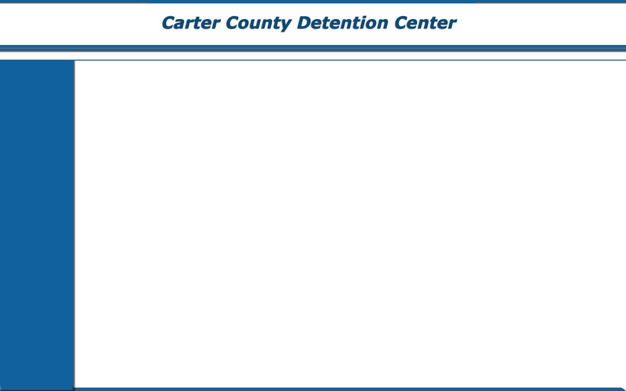 Carter County inmate list page