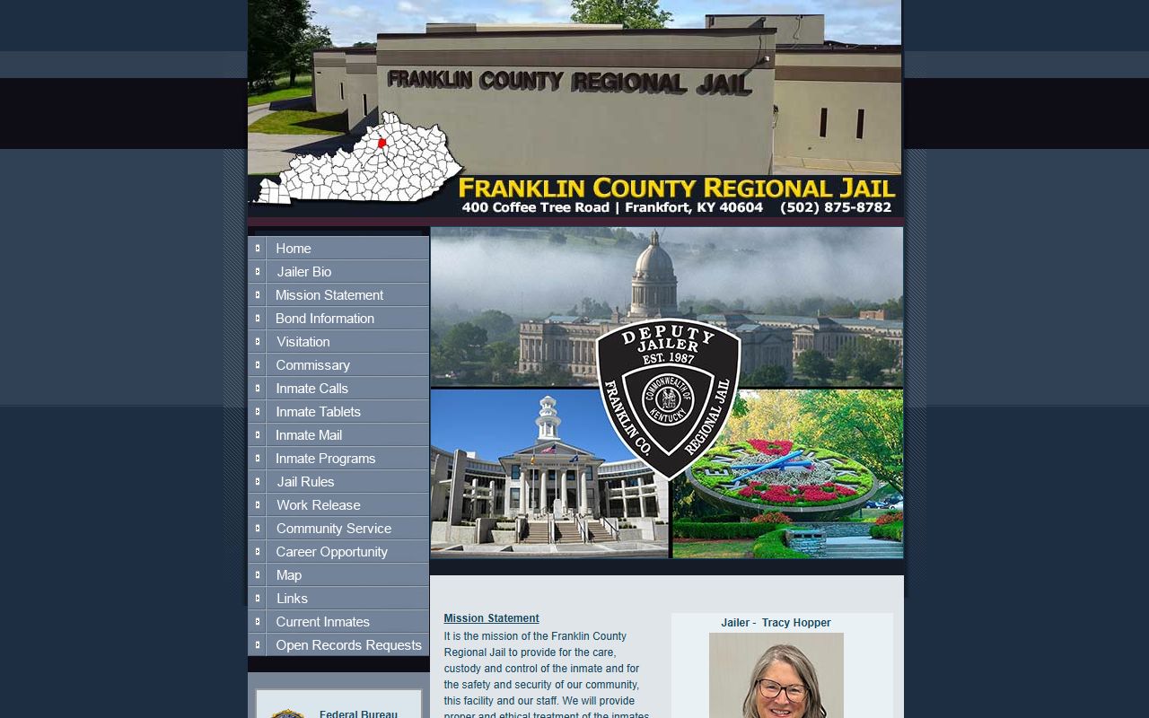 Franklin County Regional Jail information