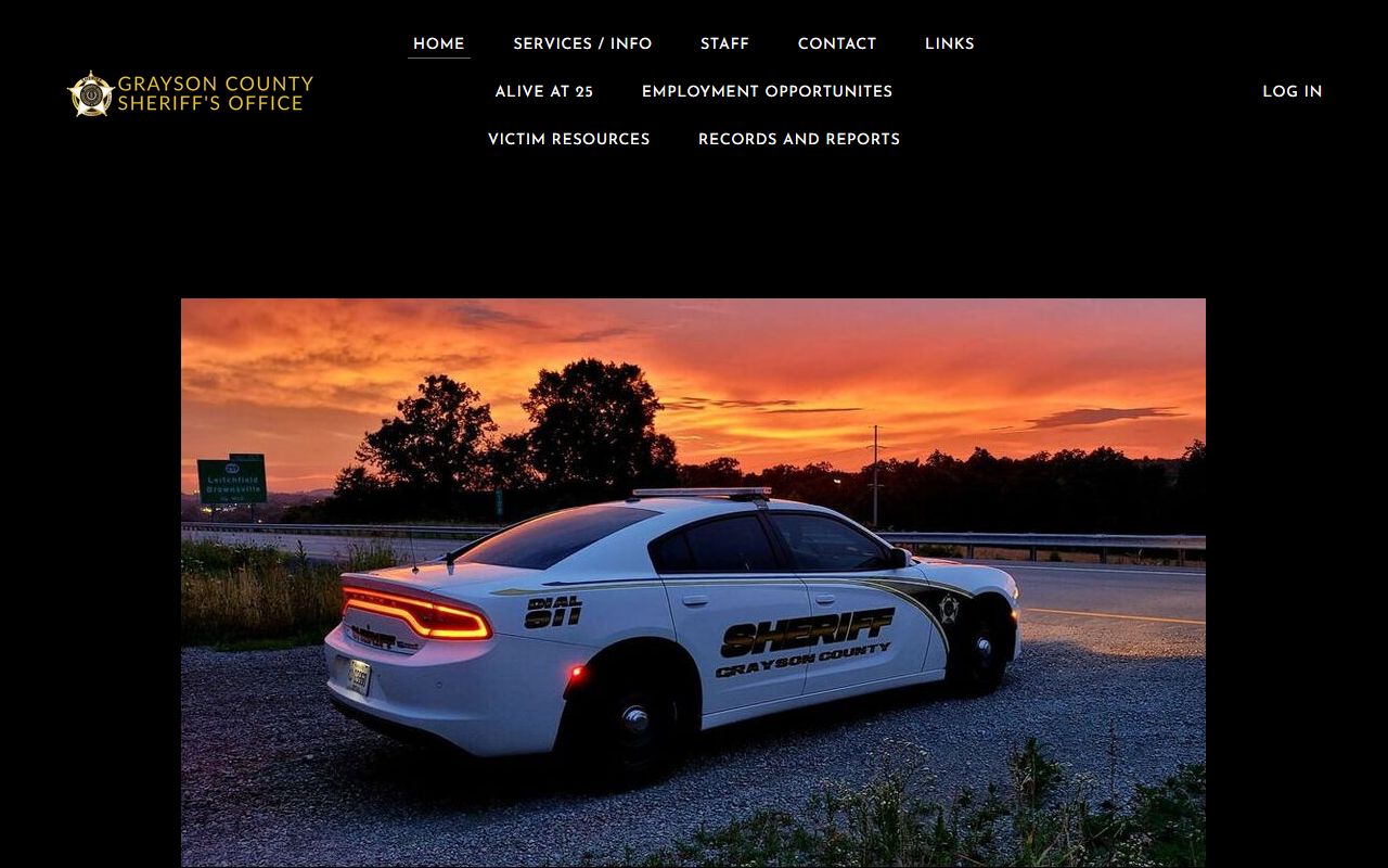 Grayson County Sheriff's Office homepage