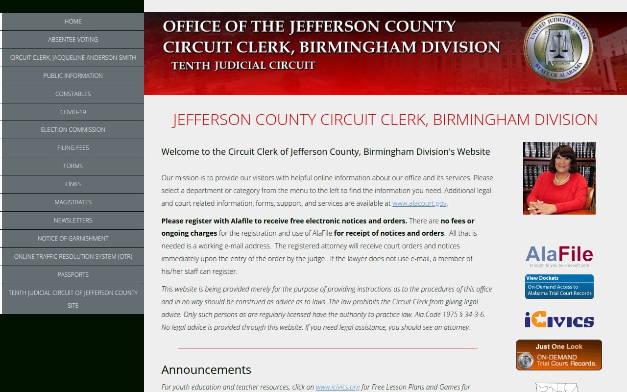 Jefferson County Circuit Court Clerk information