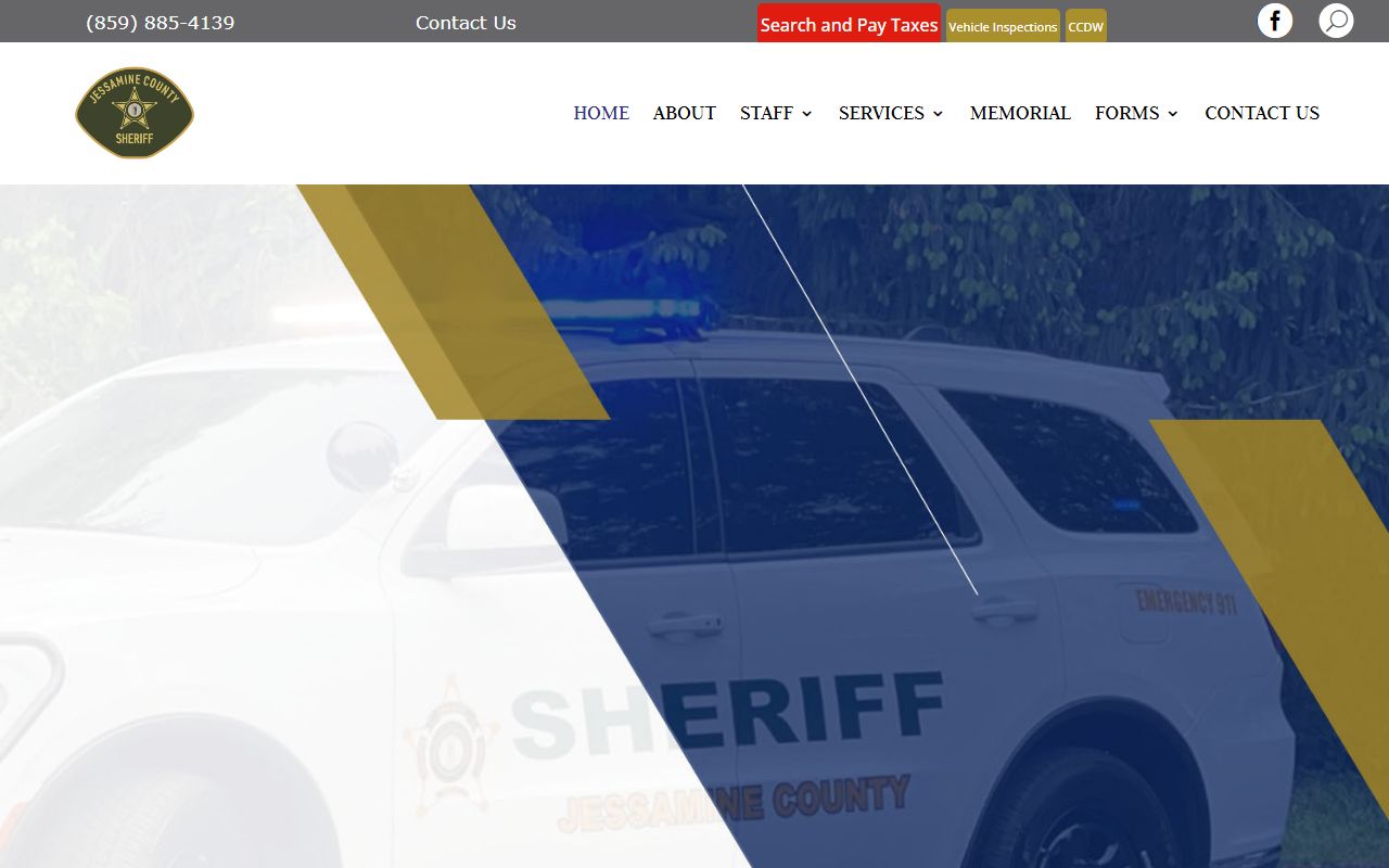 Jessamine County Sheriff's Office website
