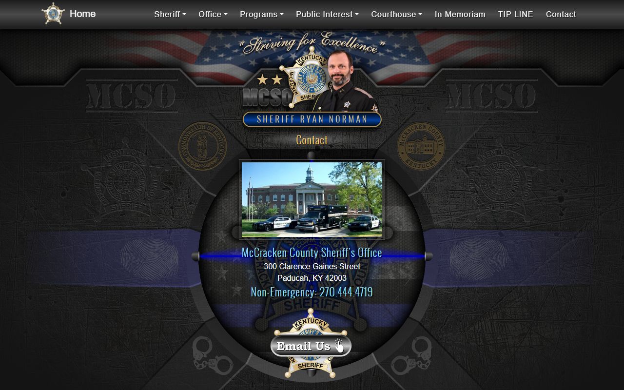 McCracken County Sheriff's Office contact information