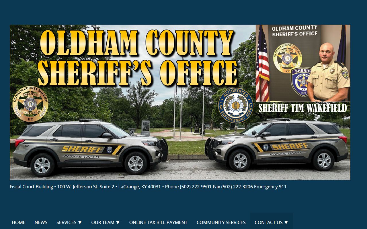 Oldham County Sheriff's Office contact information