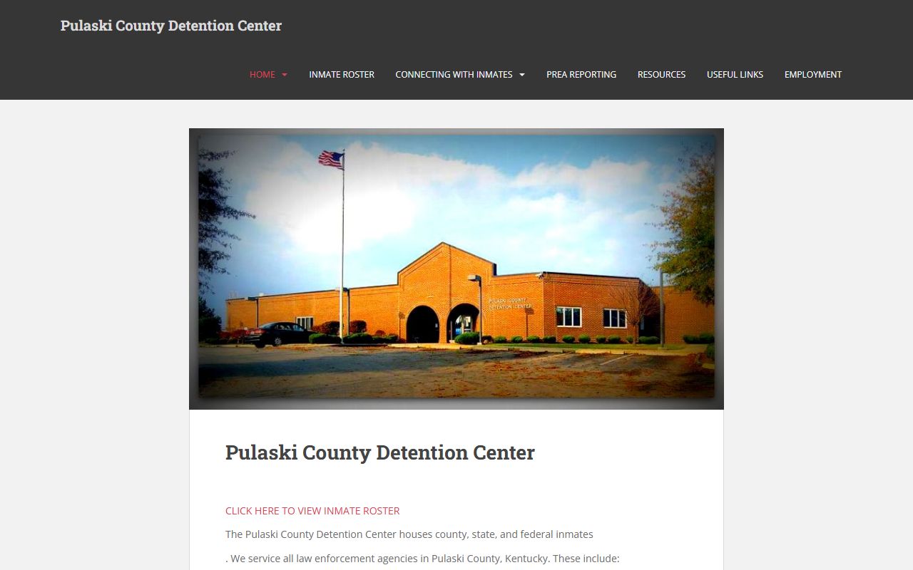 Pulaski County Detention Center information