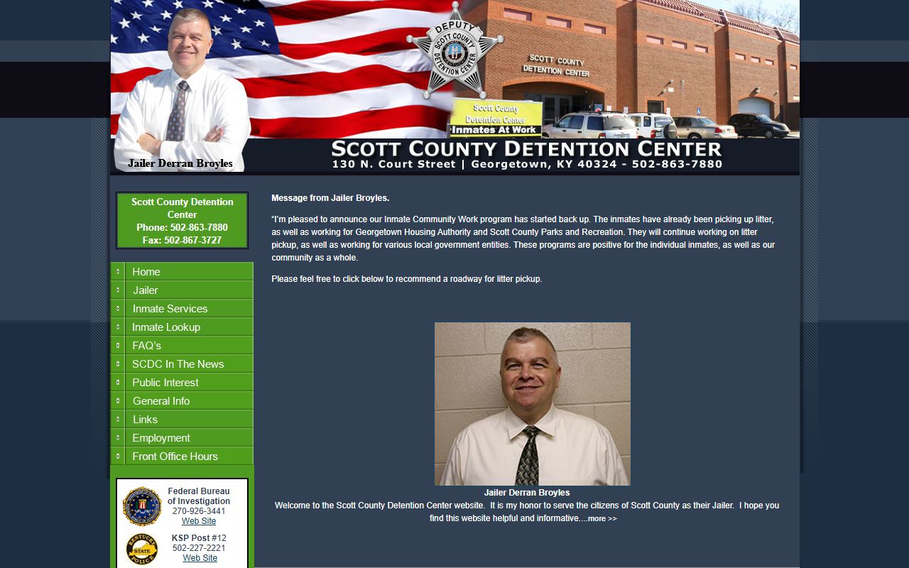Scott County Detention Center information
