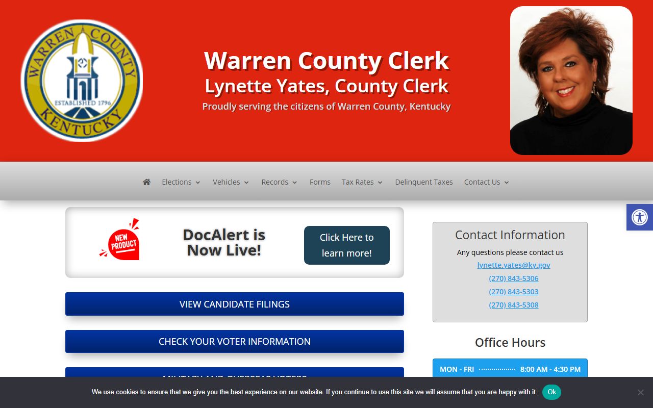 Warren County Clerk information